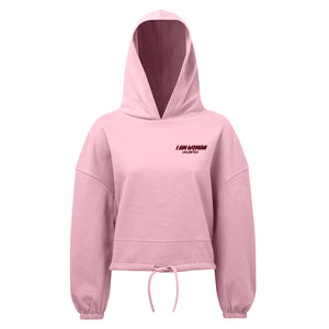 I Am Woman "For Good" Cropped Hoodie