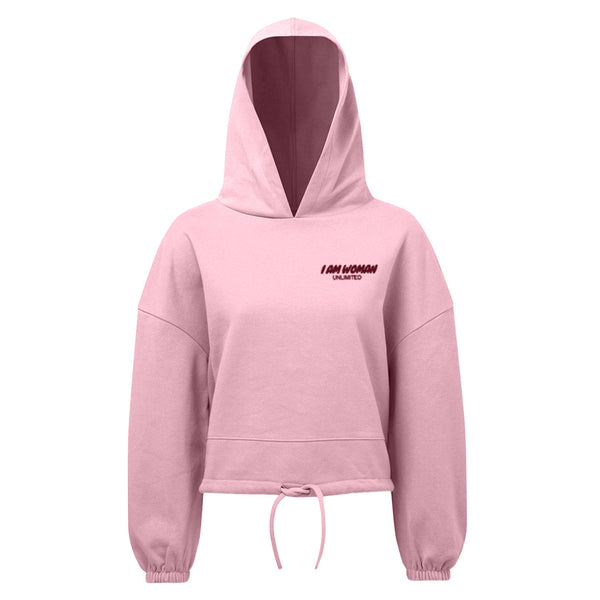 I Am Woman "For Good" Cropped Hoodie