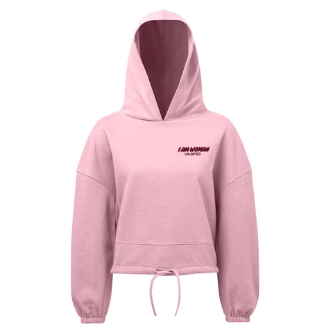 I Am Woman "For Good" Cropped Hoodie