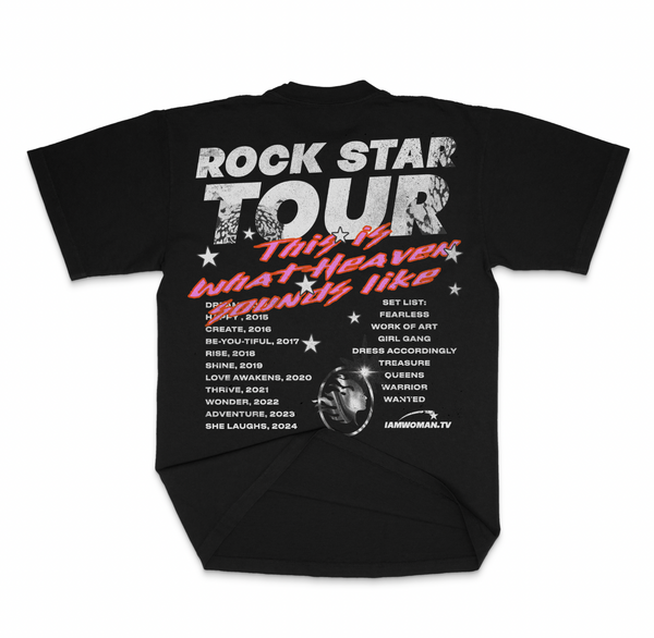 Rock Star I Am Woman Tee